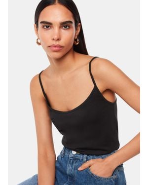 Whistles Ultimate Cami Top - Black