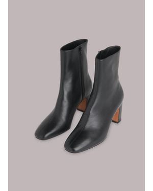 Whistles Holan Heeled Boot - Grey