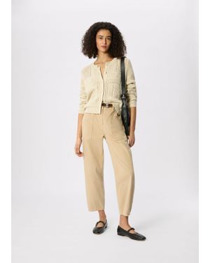 Whistles Tessa Casual Trouser - Natural