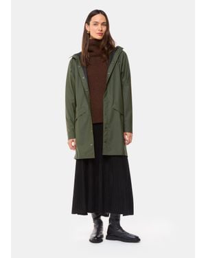 Rains Rains Long Jacket - Green