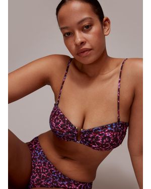 Whistles Animal Printed Bikini Bottom - Brown