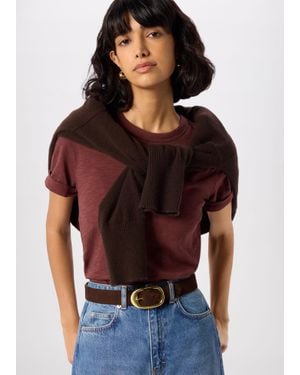 Whistles Emily Ultimate T-shirt - Red