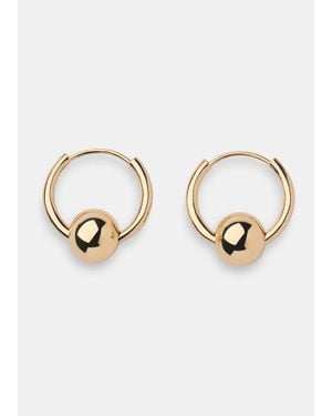 Whistles Sphere Hoop Earring - Metallic