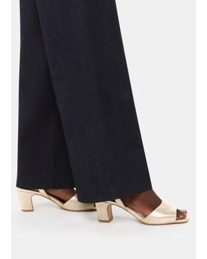 Whistles Emerson Block Heel Sandal - Blue