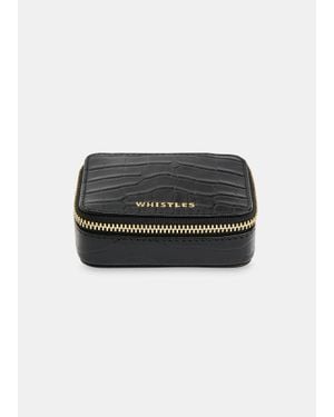 Whistles Lotta Mini Jewellery Box - Black