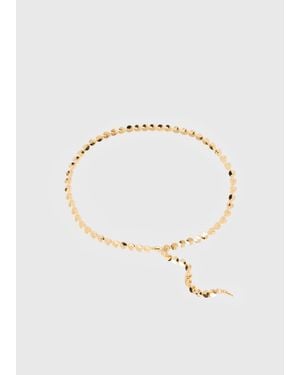 Whistles Detailed Circular Chain Belt - Metallic