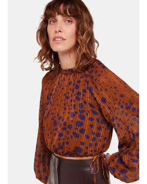 Whistles Spotted Dalmatian Polly Top - Brown