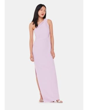 Whistles Bethan One Shoulder Maxi Dress - Pink