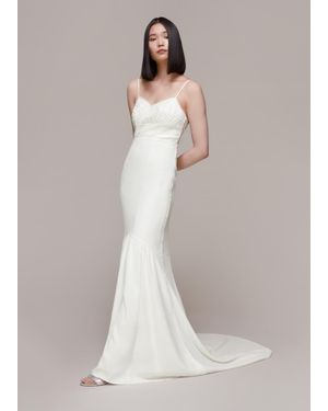 Whistles Sylvie Bodice Wedding Dress - Natural