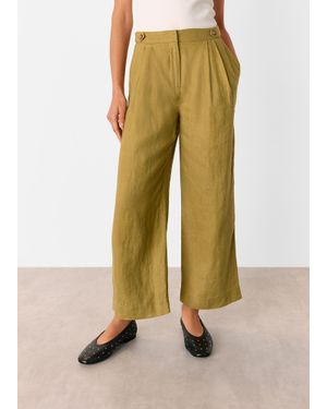 Whistles Millie Linen Trouser - Natural