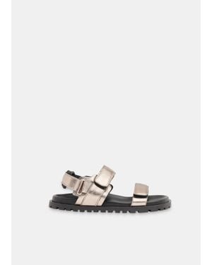 Whistles Ria Sporty Velcro Sandal - White