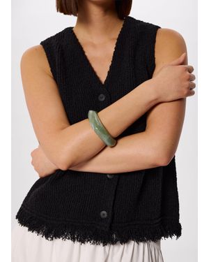 Whistles Irregular Chunky Bangle - Green