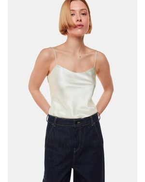 Whistles Silk Cami Top - Blue