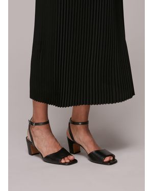 Whistles Emerson Block Heel Sandal - Black