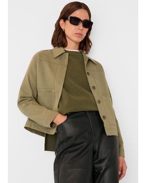 Whistles Mia Pocket Detail Jacket - Green