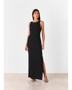 Whistles Tie Back Maxi Dress - White