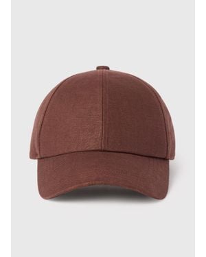 Whistles Linen Cap - Red