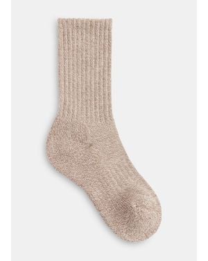 Whistles Chunky Marl Socks - White
