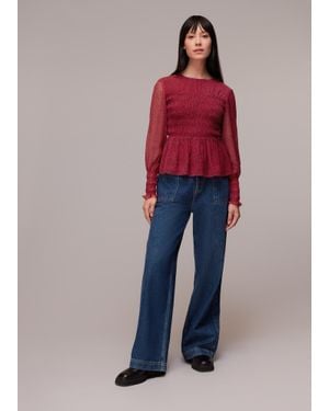 Whistles Abstract Snake Rosanna Top - Multicolour