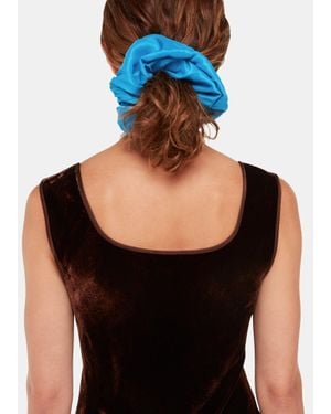 Hai Dupion Scrunchie - Black