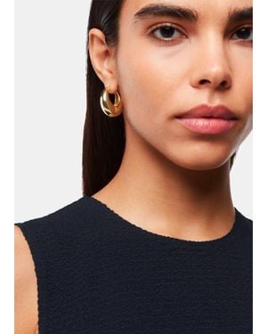 Whistles Chunky Curved Earring - Blue