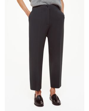 Whistles Slim Fit Carrot Ponte Trousers - Blue