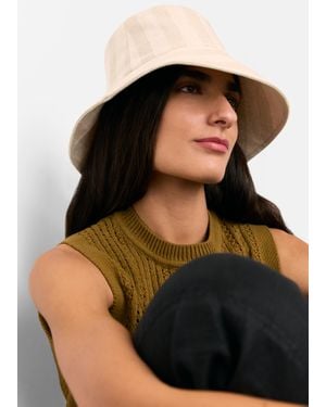 Whistles Stripe Bucket Hat - Black