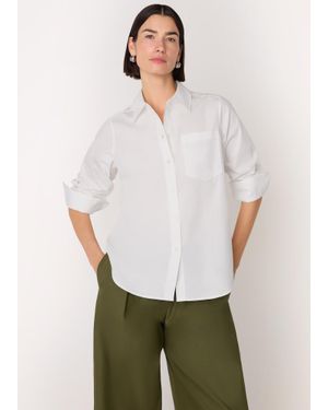 Whistles Relaxed Fit Shirt - White
