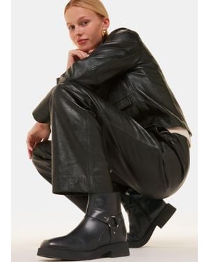 Whistles Matteo Biker Boot - Black