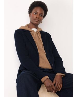 Whistles Slim Jersey Jacket - Blue