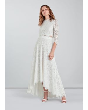Whistles Ariane Lace Wedding Co-ord - White