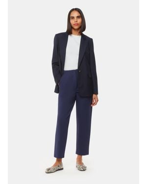 Whistles Lila Ponte Trouser - Blue