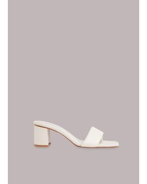 Whistles Marie Slip On Mule - White