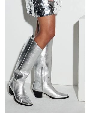 Whistles Limited Asa Western Boot - White