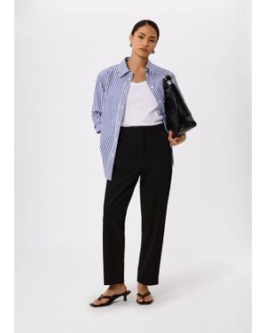 Whistles Petite Lily Cigarette Trouser - Blue