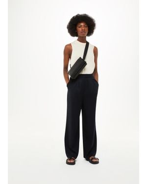 Whistles Fran Pleat Trouser - Black