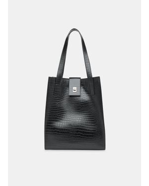 Whistles Inara Turn Lock Bag - Black
