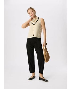 Whistles Tessa Casual Trouser - Red