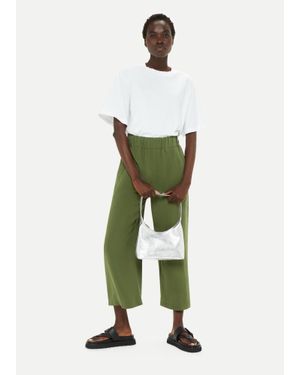 Whistles Jade Side Zip Trouser - Green