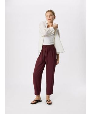 Whistles Tie Waist Trouser - White
