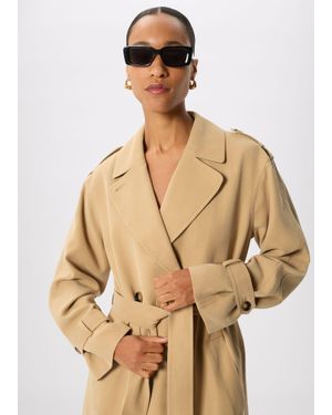 Whistles Petite Riley Trench Coat - Natural
