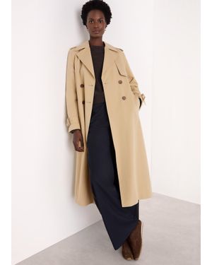 Whistles Valentina Trench Coat - Natural