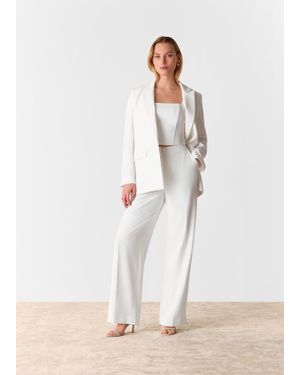 Whistles Andie Wedding Trouser - White