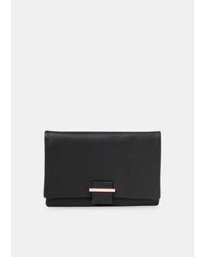 Whistles Alicia Clutch - Black
