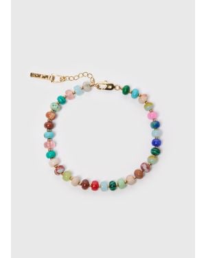 Whistles Mixed Bead Bracelet - Blue