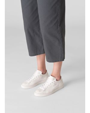 Whistles Folly Unlined Soft Trainer - Grey