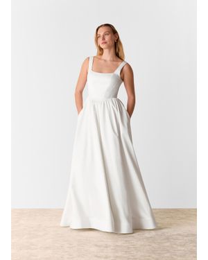 Whistles Lettie Wedding Dress - White