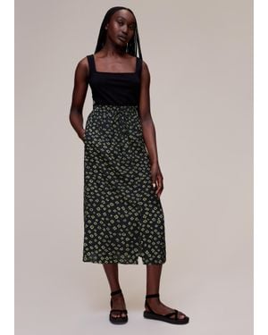 Whistles Abstract Gem Print Skirt - Multicolour