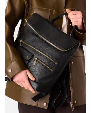 Whistles Farrow Pocket Detail Backpack - Black