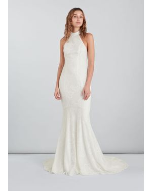 Whistles Maria Halter Wedding Dress - White